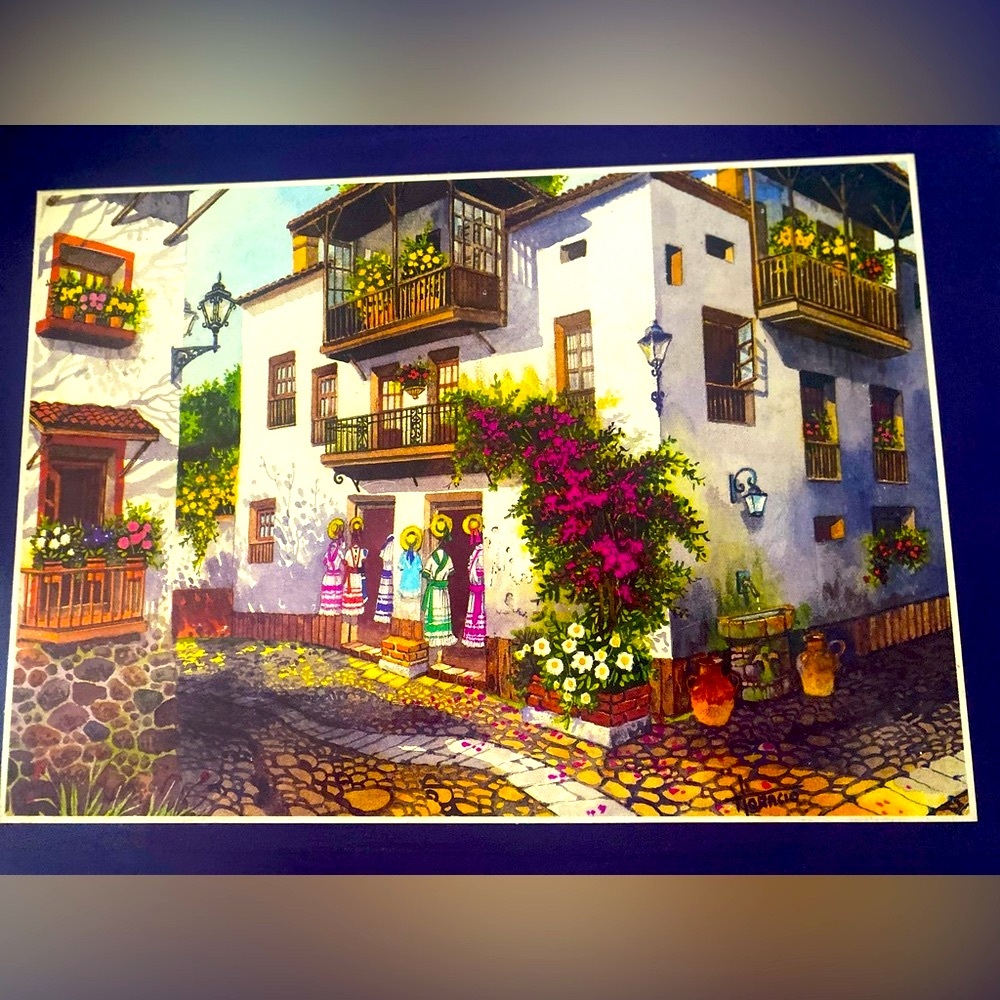Beautiful Mounted Horacio Art Print 18.5”x 13.5”x 1”